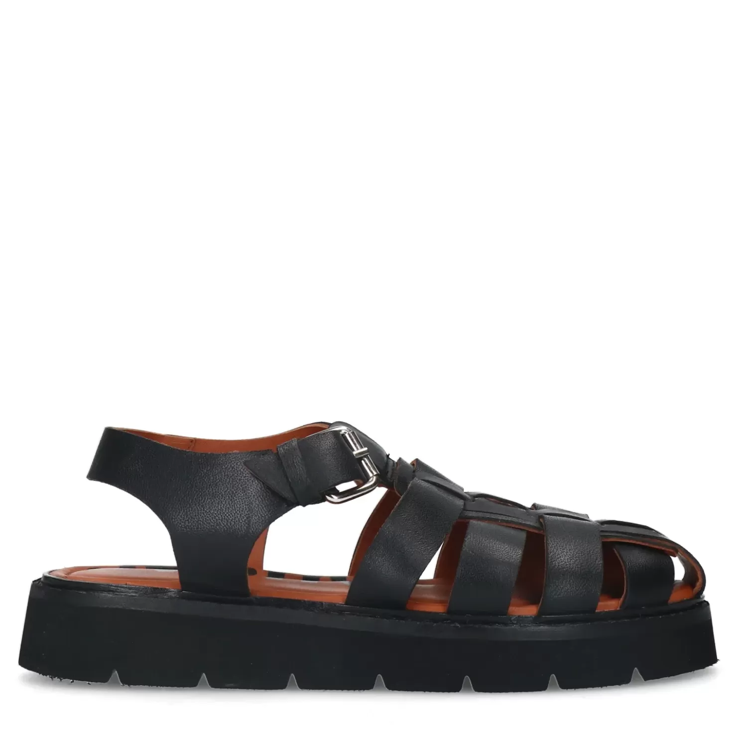 Best Chunky Leather Sandals - Black Women Sandals