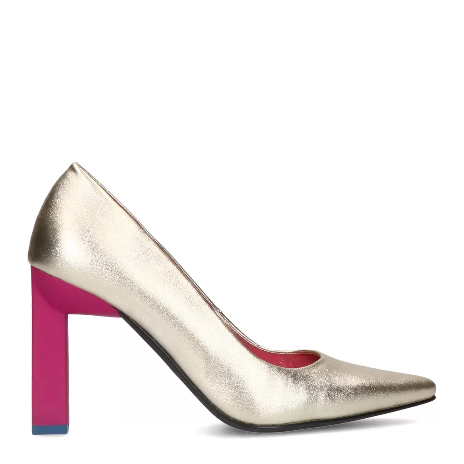 Shop Colorful Heel Pumps - Gold Women Pumps