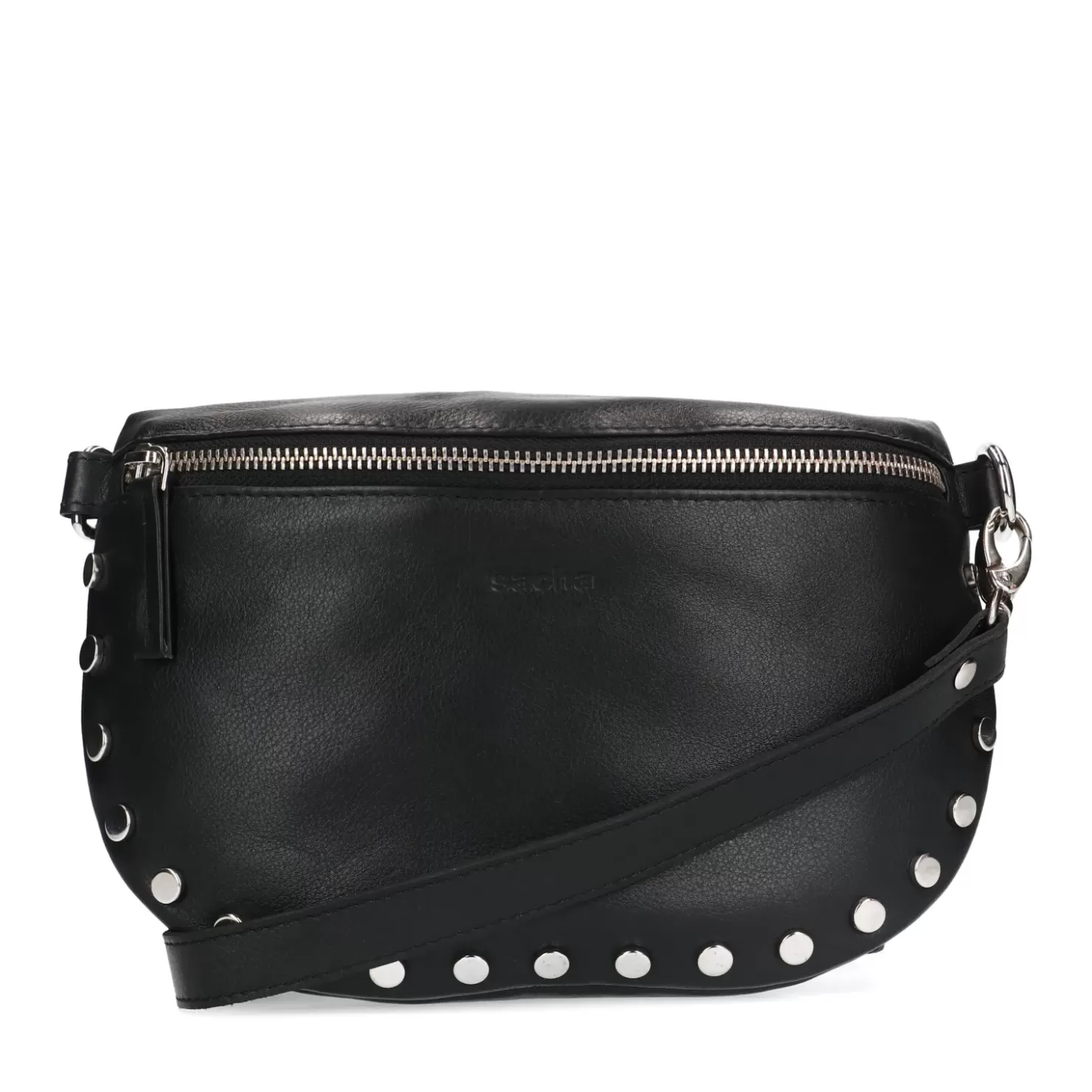 Store Crossbody Bag With Studs - Black Women Crossbody Bags