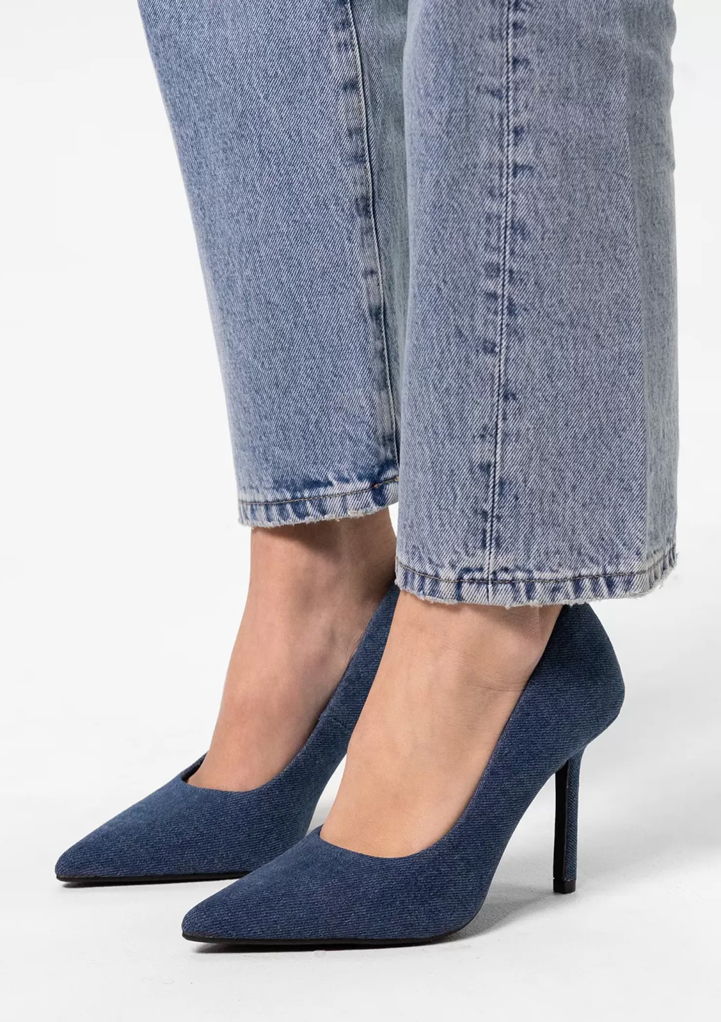 Best Sale Denim Pumps - Dark Blue Women Pumps