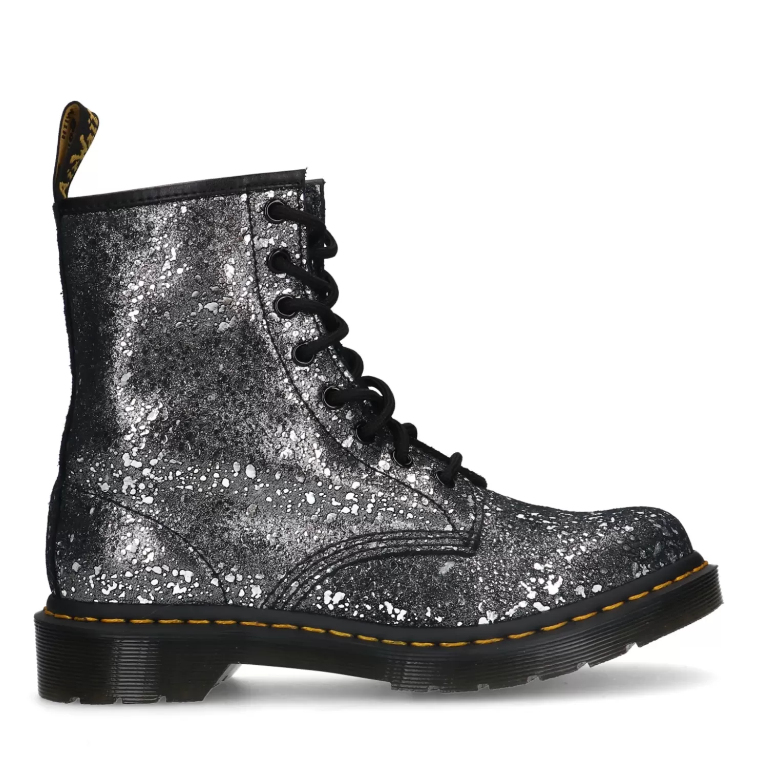 Sale Dr. Martens 1460 Metallic Black Women Ankle Boots