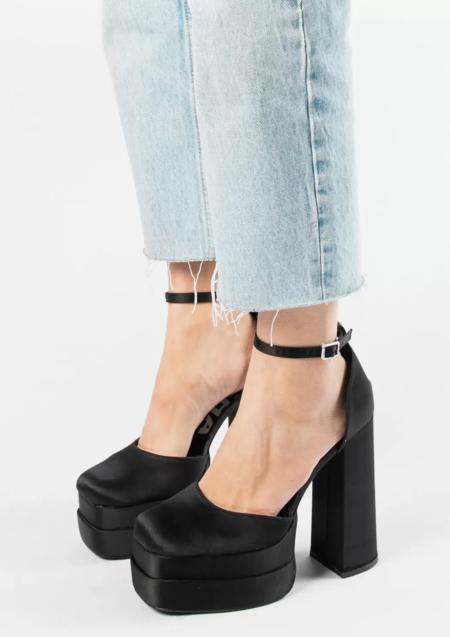 Cheap Firm Pumps With Platform Sole - Black Women Pumps