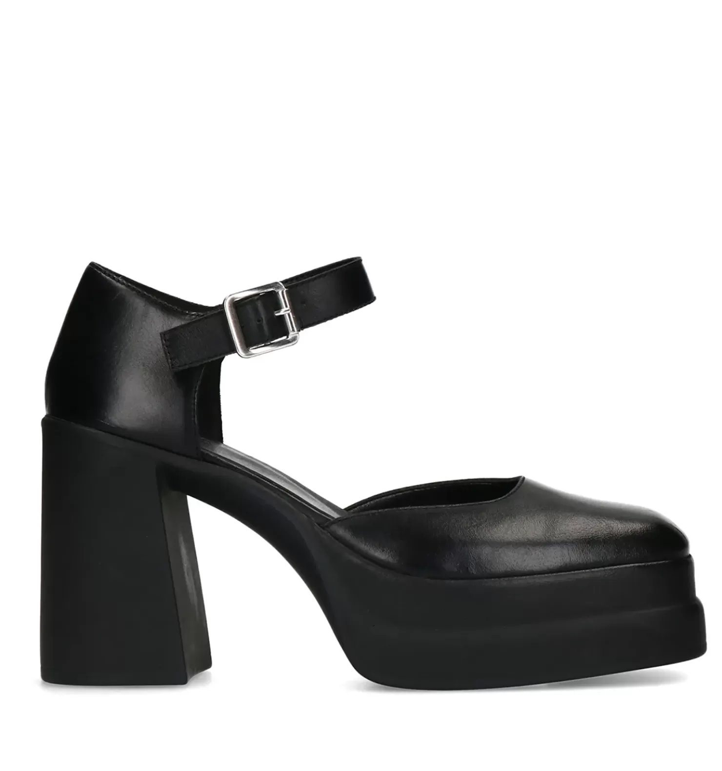 Cheap Firm Pumps With Platform Sole - Black Women Pumps