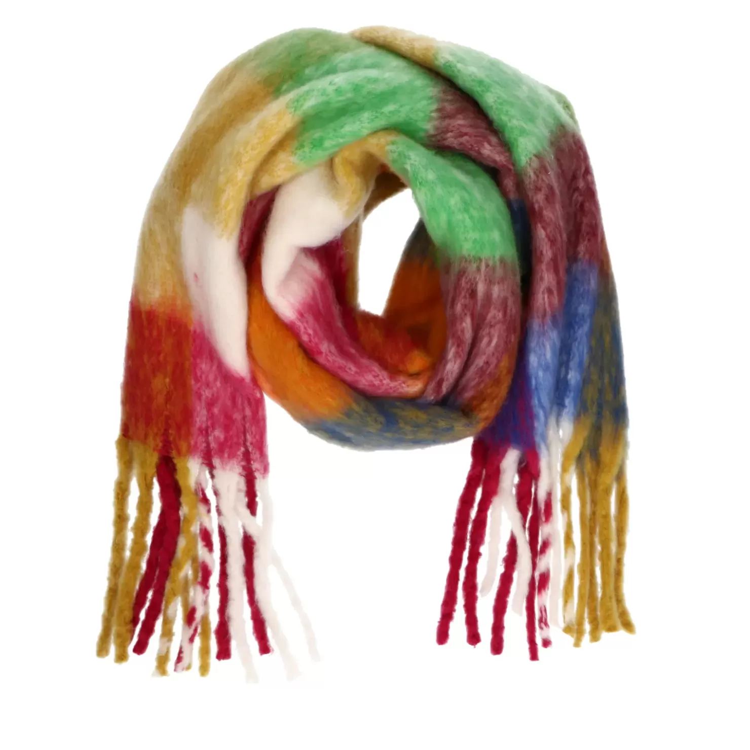 Clearance Fringed Scarf - Multicolor Women Scarves