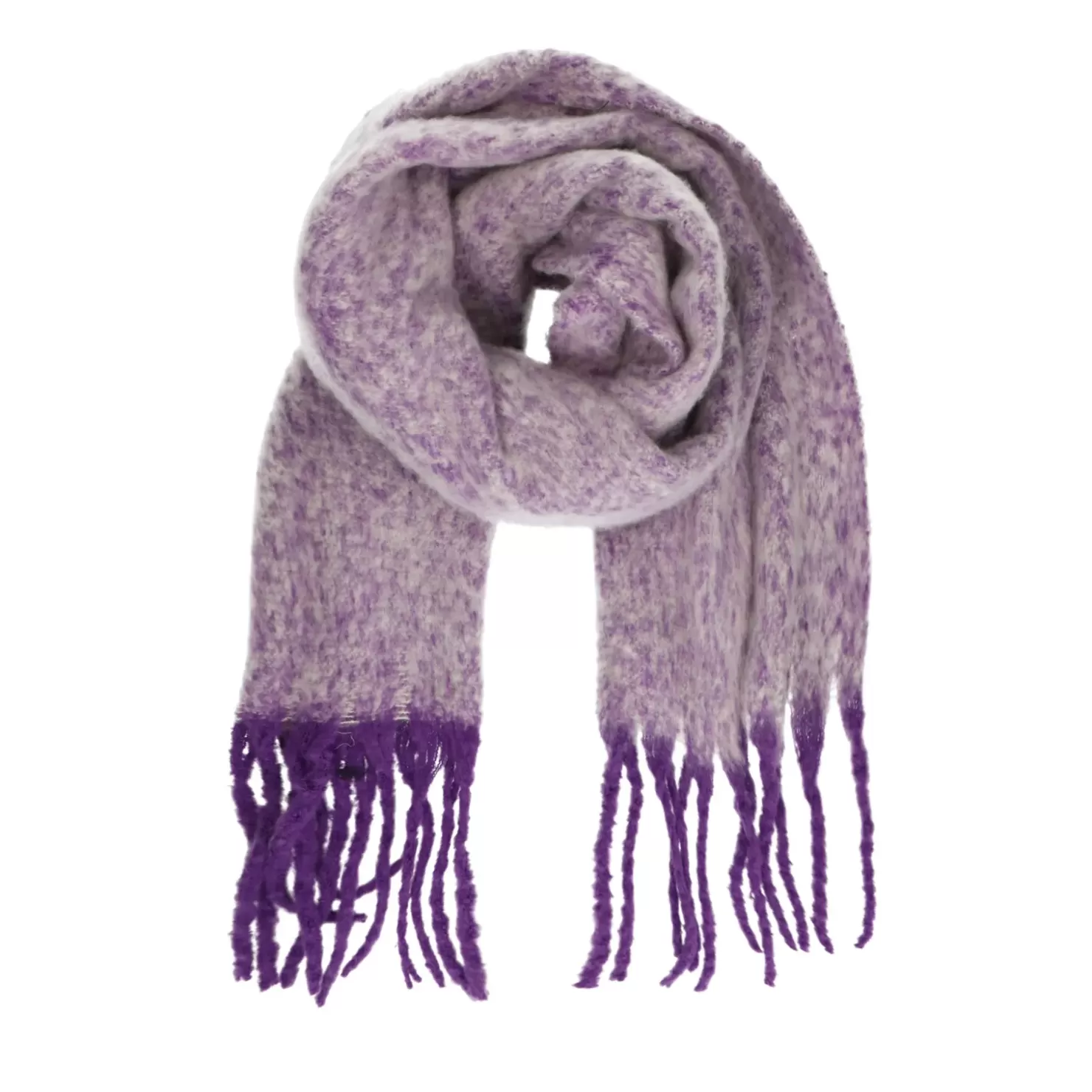 Hot Fringed Scarf - Purple Women Scarves