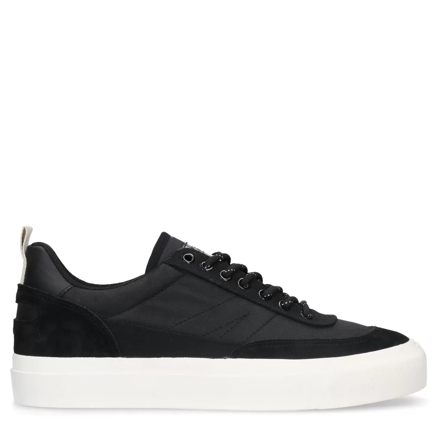 Discount Goliath Sneakers In Nylon And Suede - Black Men Sneakers