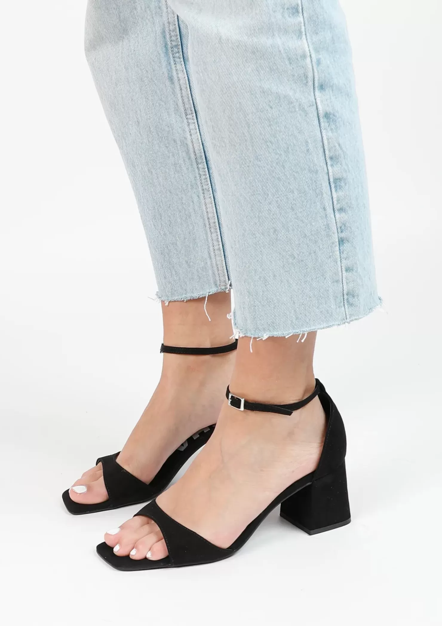 Clearance Heeled Sandals - Black Women Sandals