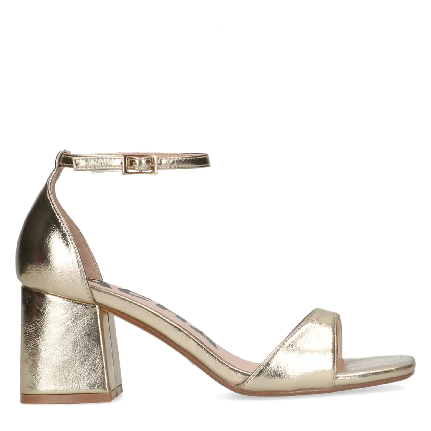 Clearance Heeled Sandals - Gold Women Sandals