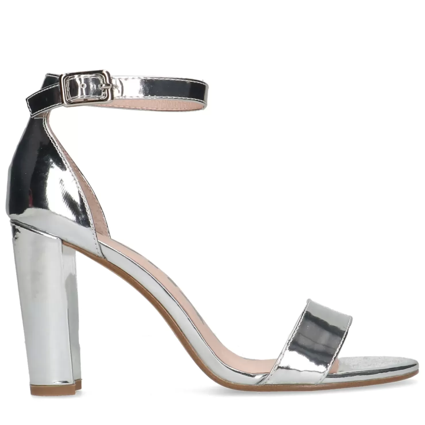 Store Heeled Sandals - Silver Women Sandals