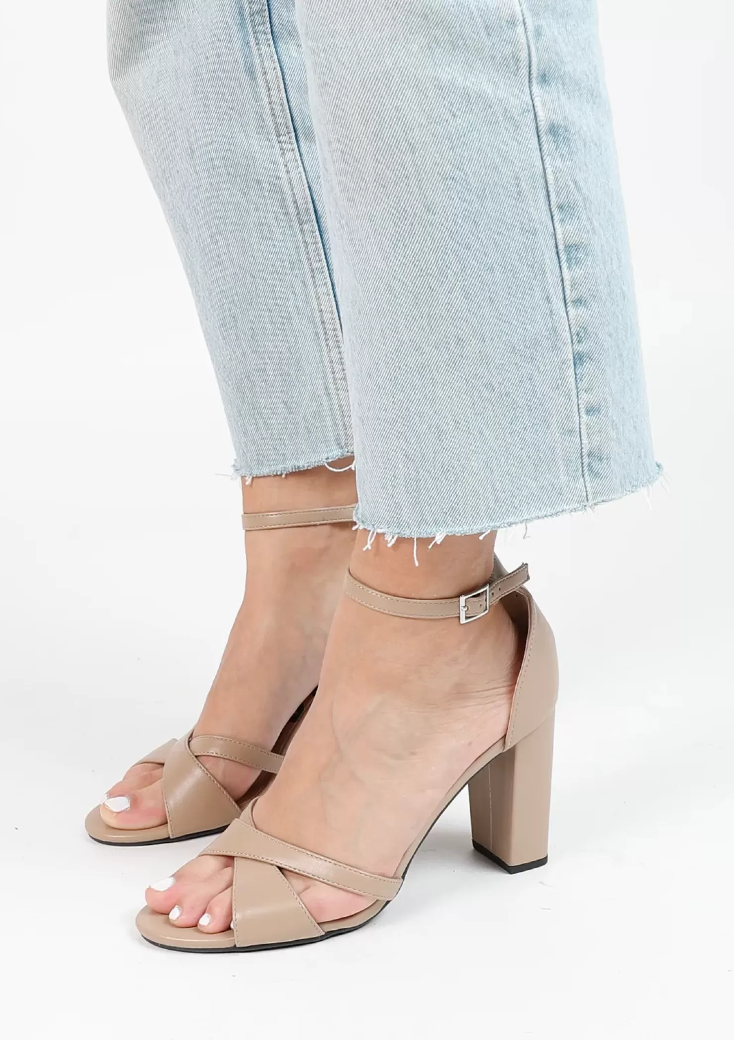 Flash Sale Heeled Sandals - Taupe Women Sandals