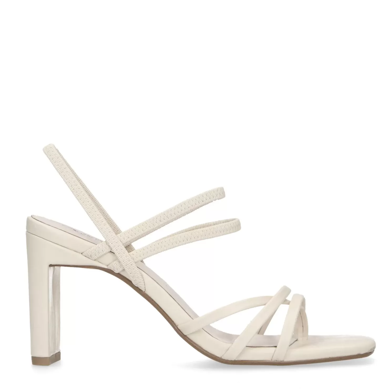 Discount Heeled Sandals With Bands - Off-White Women Sandals