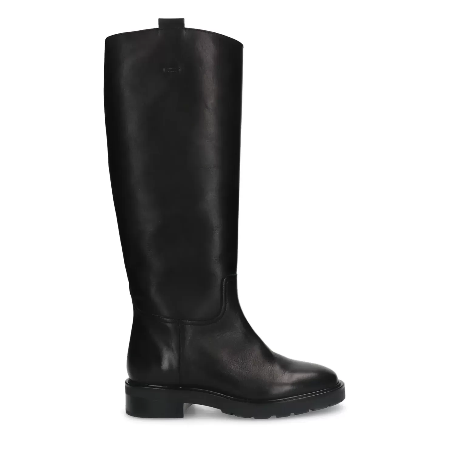 Discount High Leather Boots - Black Women Ankle Boots