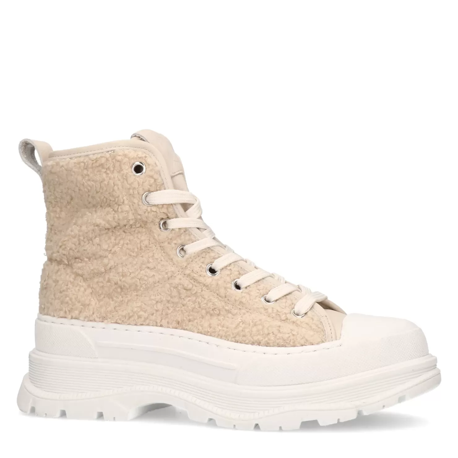 Cheap High Top Sneakers - Beige Women Sneakers