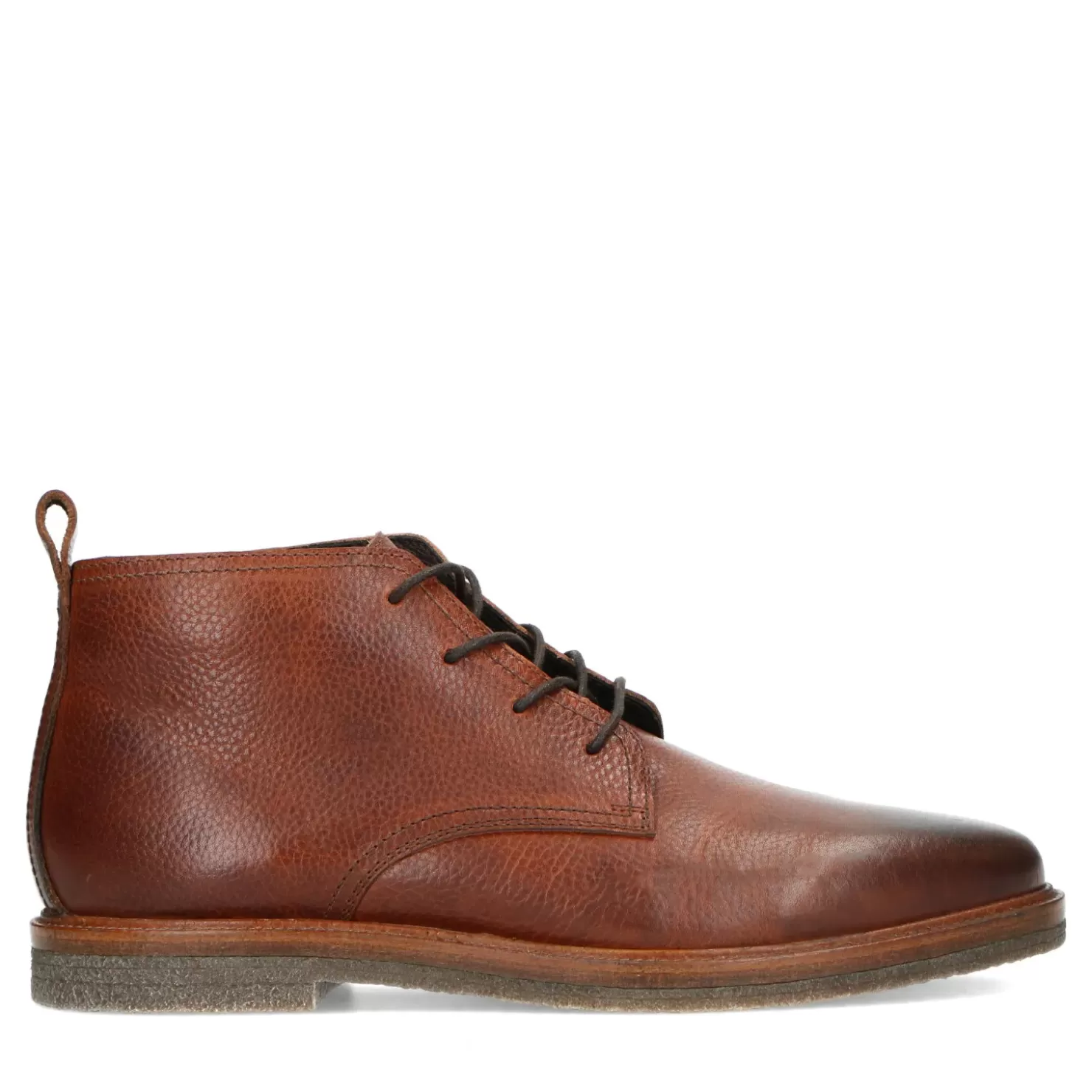 Best Lace-Up Leather Boots - Brown Men Boots