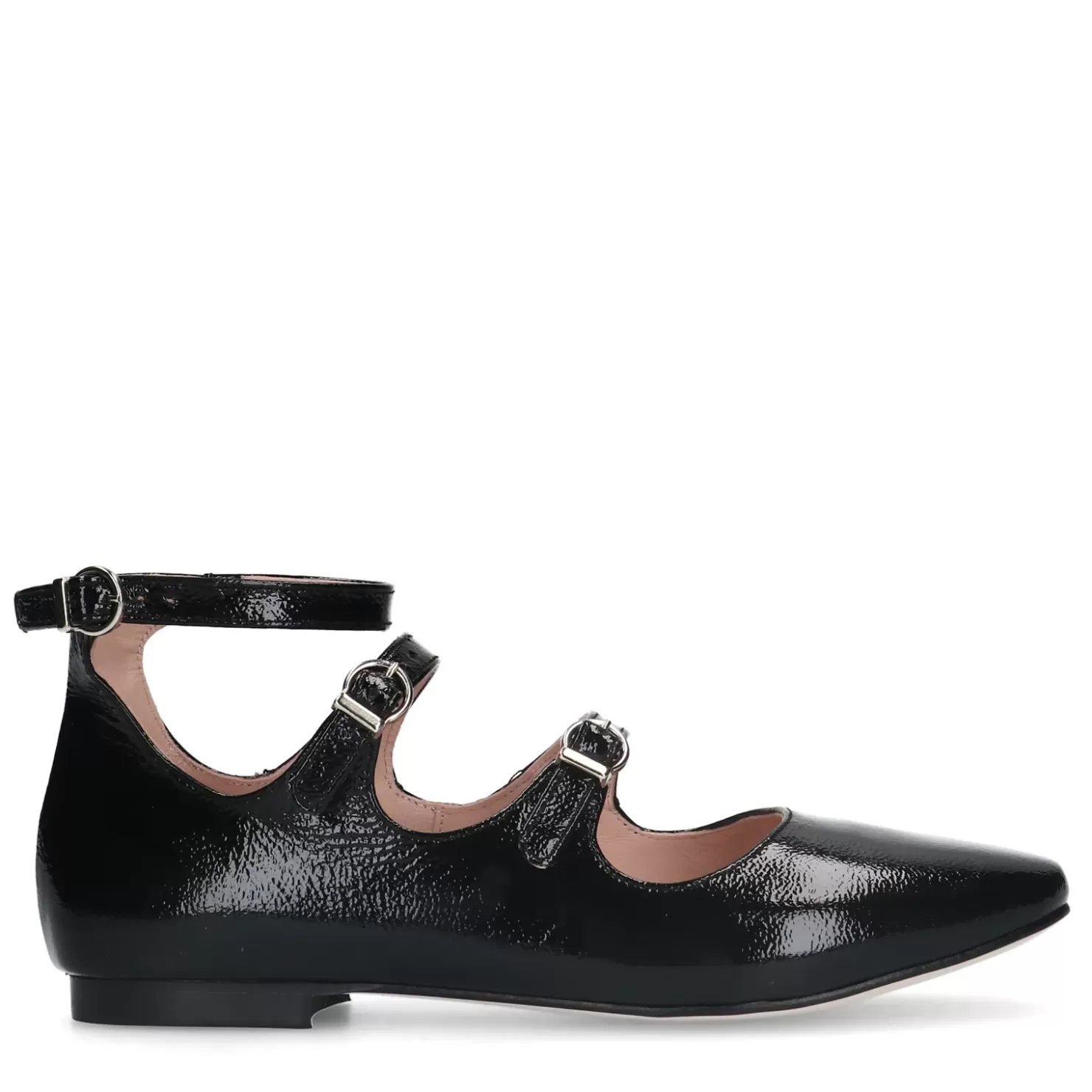 Clearance Leather Ballet Flats - Black Women Moccasins