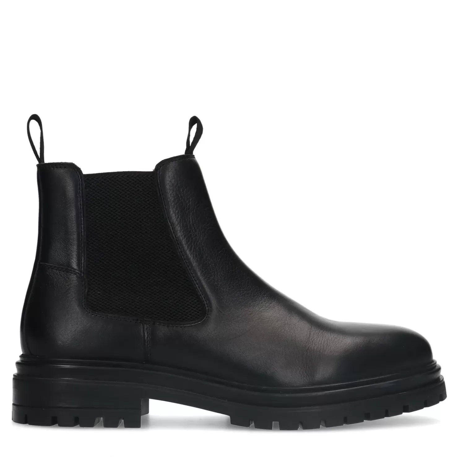 Fashion Leather Chelsea Boots - Black Men Boots