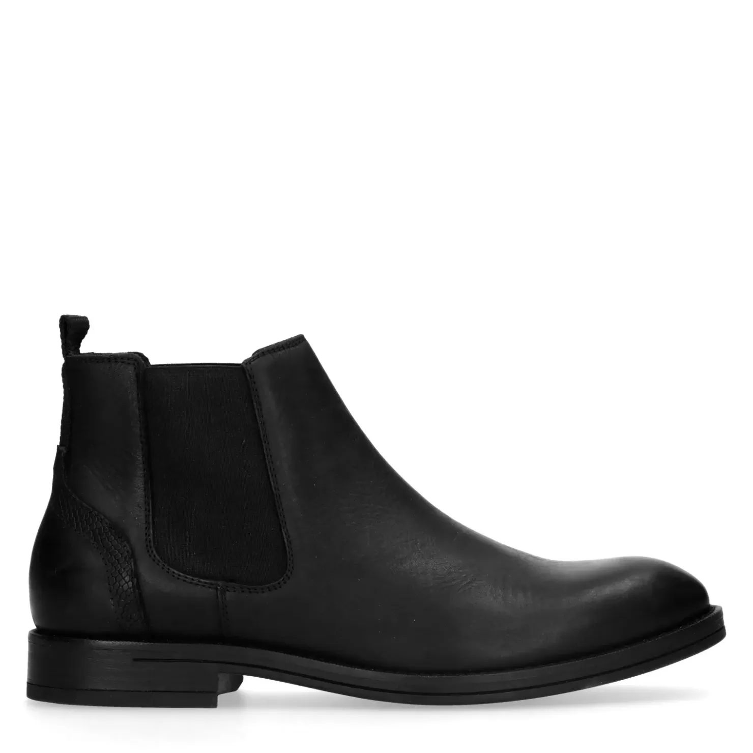 Cheap Leather Chelsea Boots - Black Men Boots