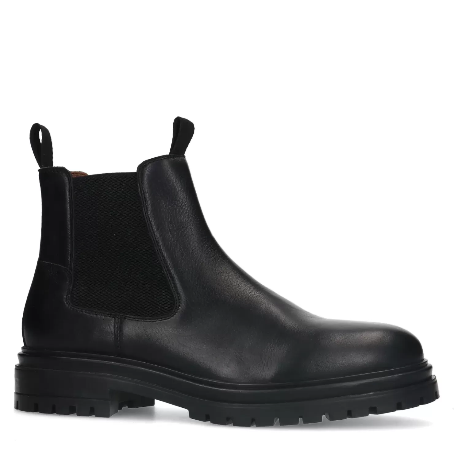 Fashion Leather Chelsea Boots - Black Men Boots