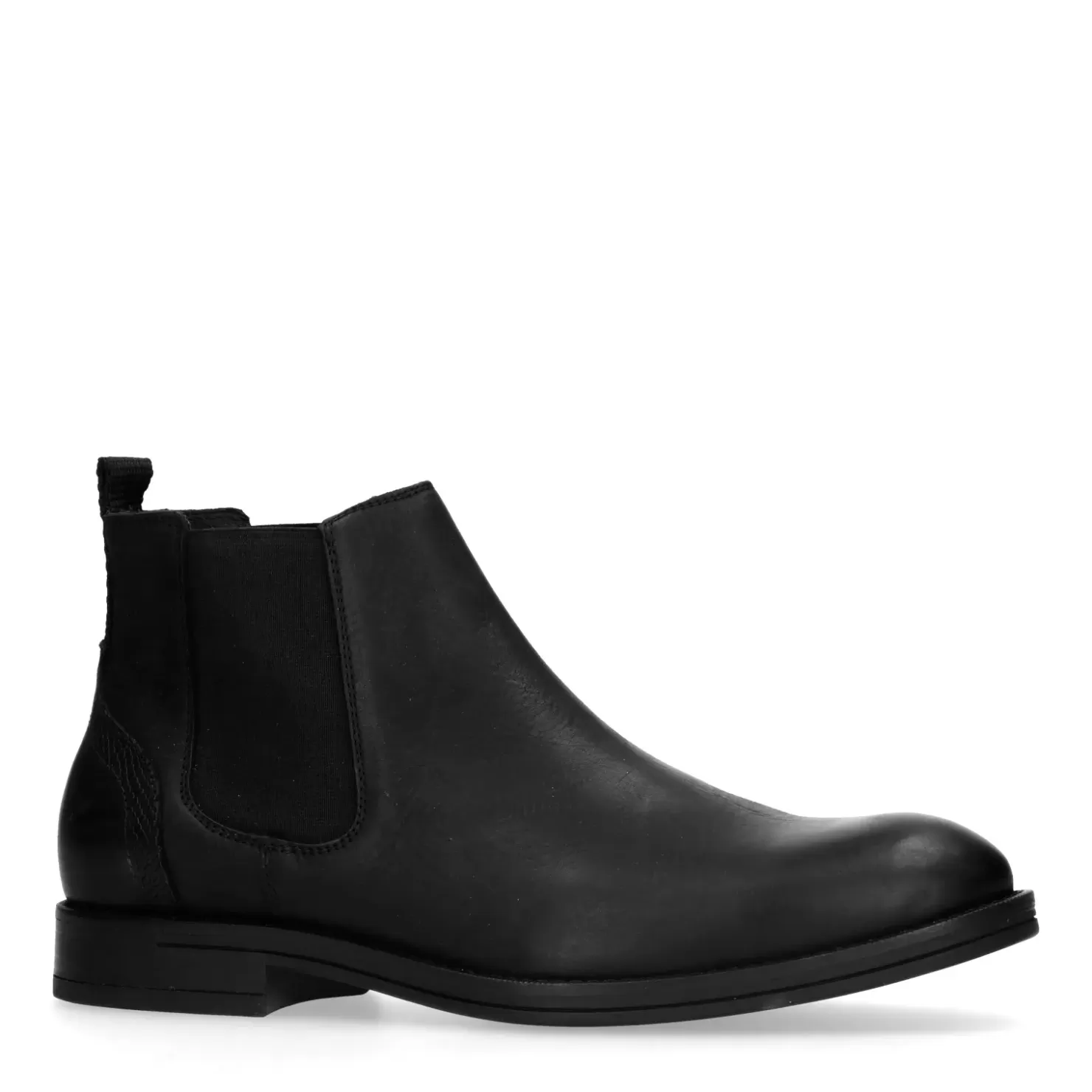 Cheap Leather Chelsea Boots - Black Men Boots