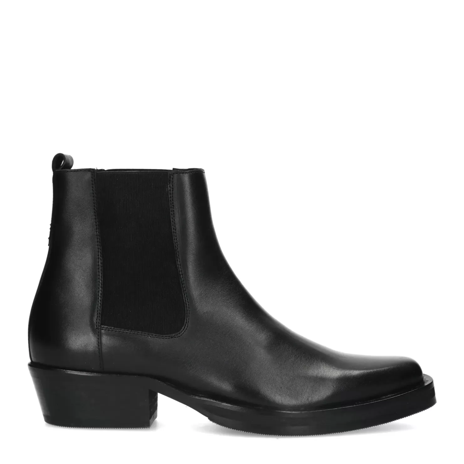 Clearance Leather Chelsea Boots - Black Men Boots