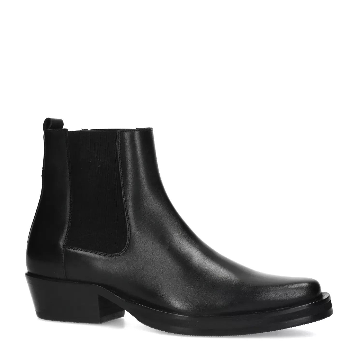 Clearance Leather Chelsea Boots - Black Men Boots