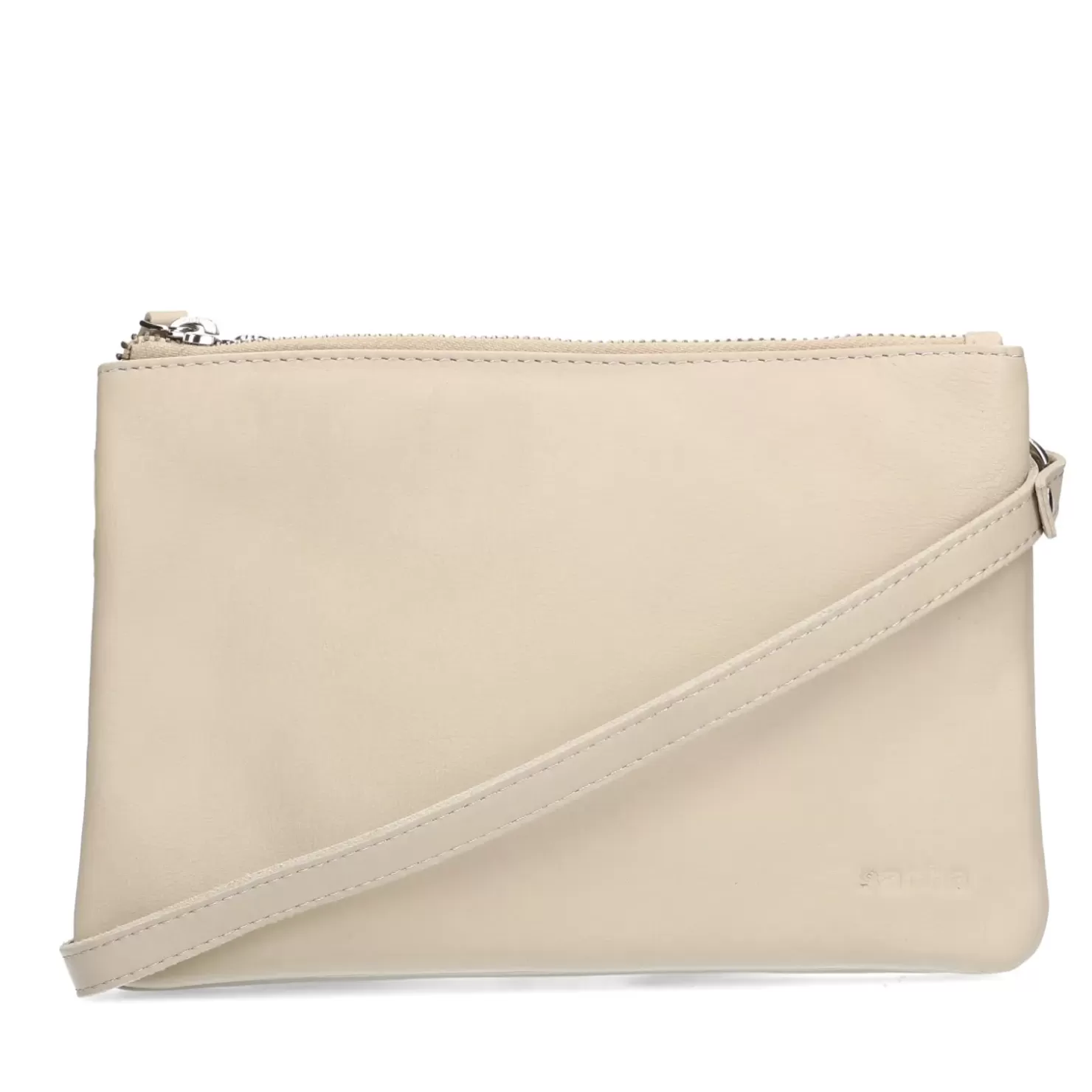 Clearance Leather Crossbody Bag - Off White Women Crossbody Bags