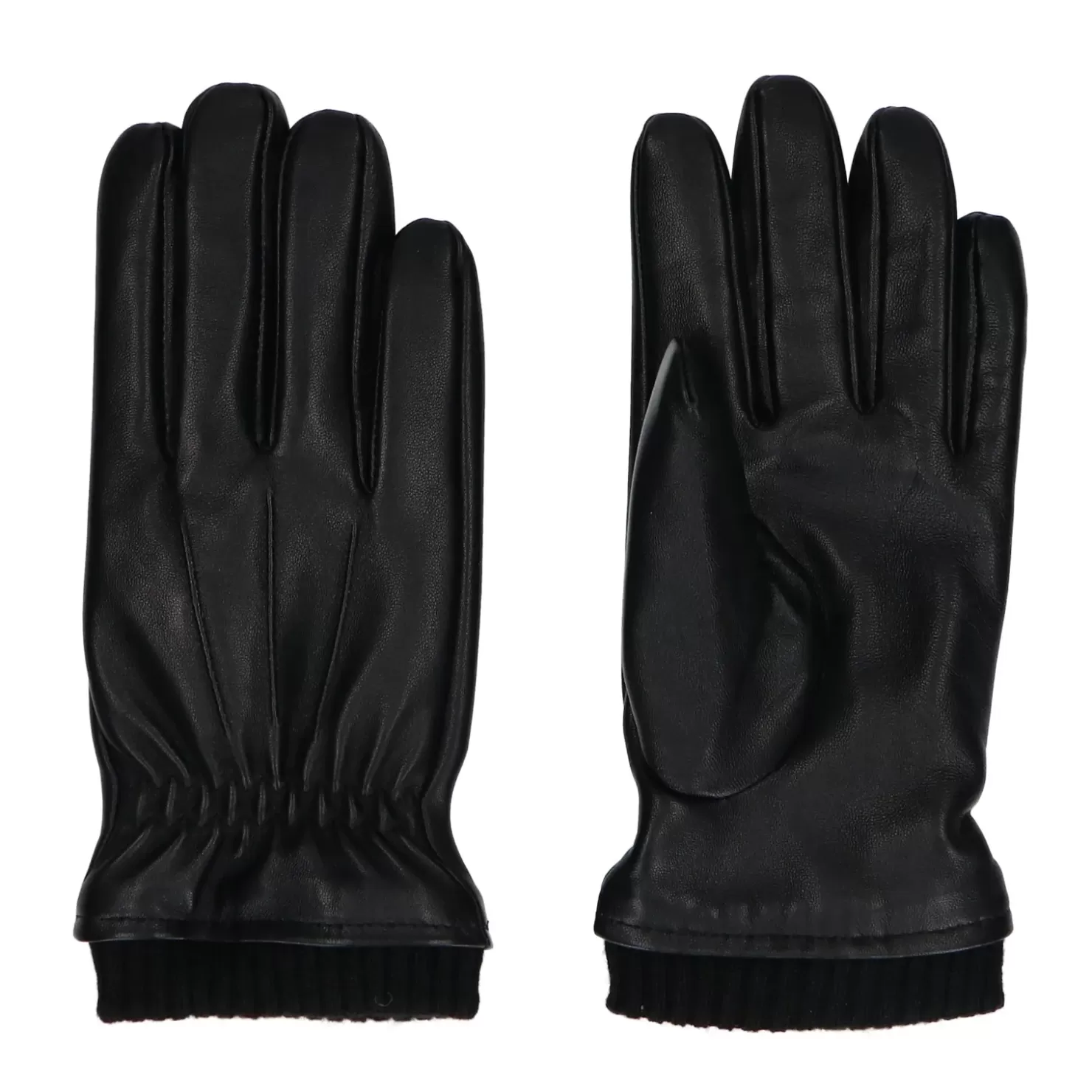 New Leather Gloves - Black Men Accessories