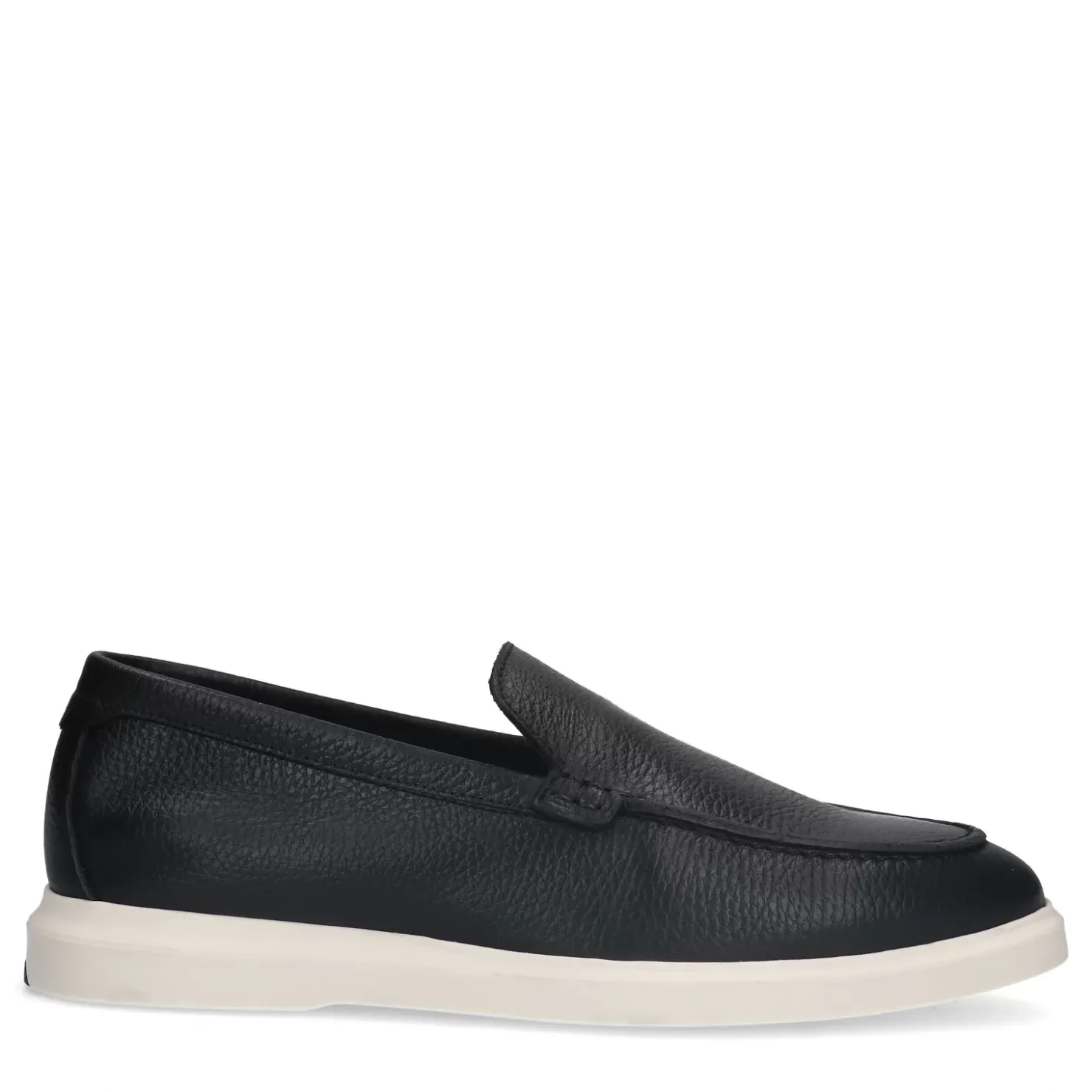 Cheap Leather Loafers - Black Men Moccasins