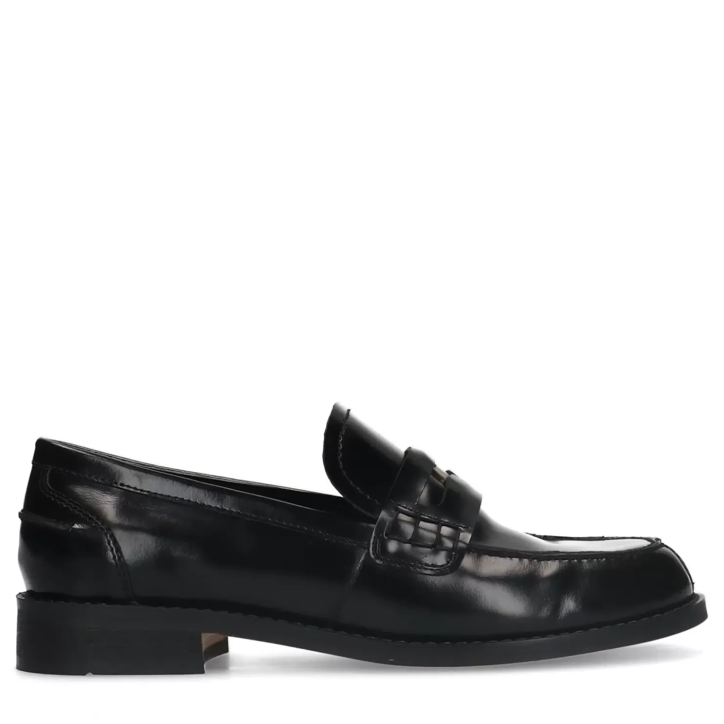 Best Leather Penny Loafers - Black Women Moccasins