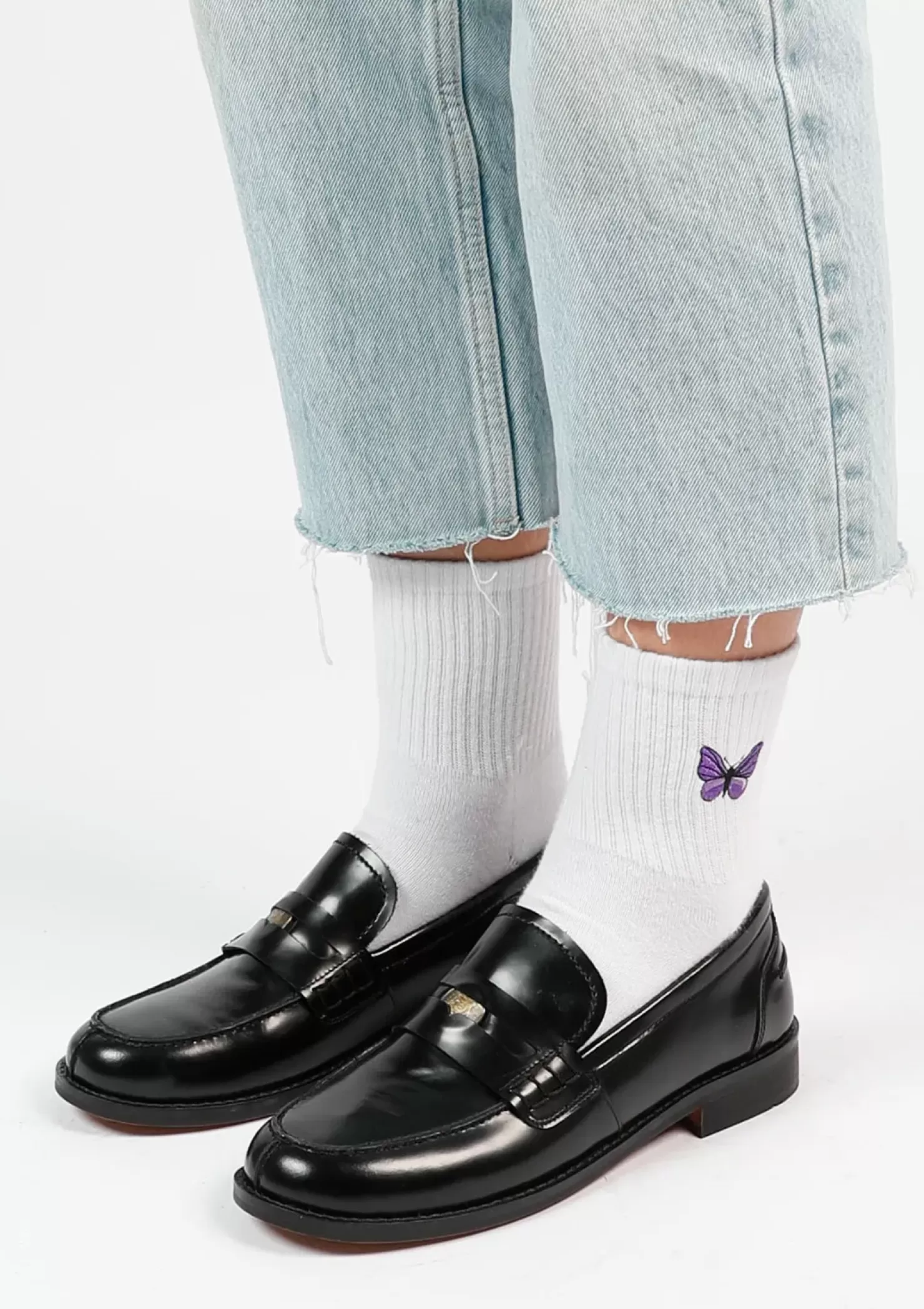 Best Leather Penny Loafers - Black Women Moccasins