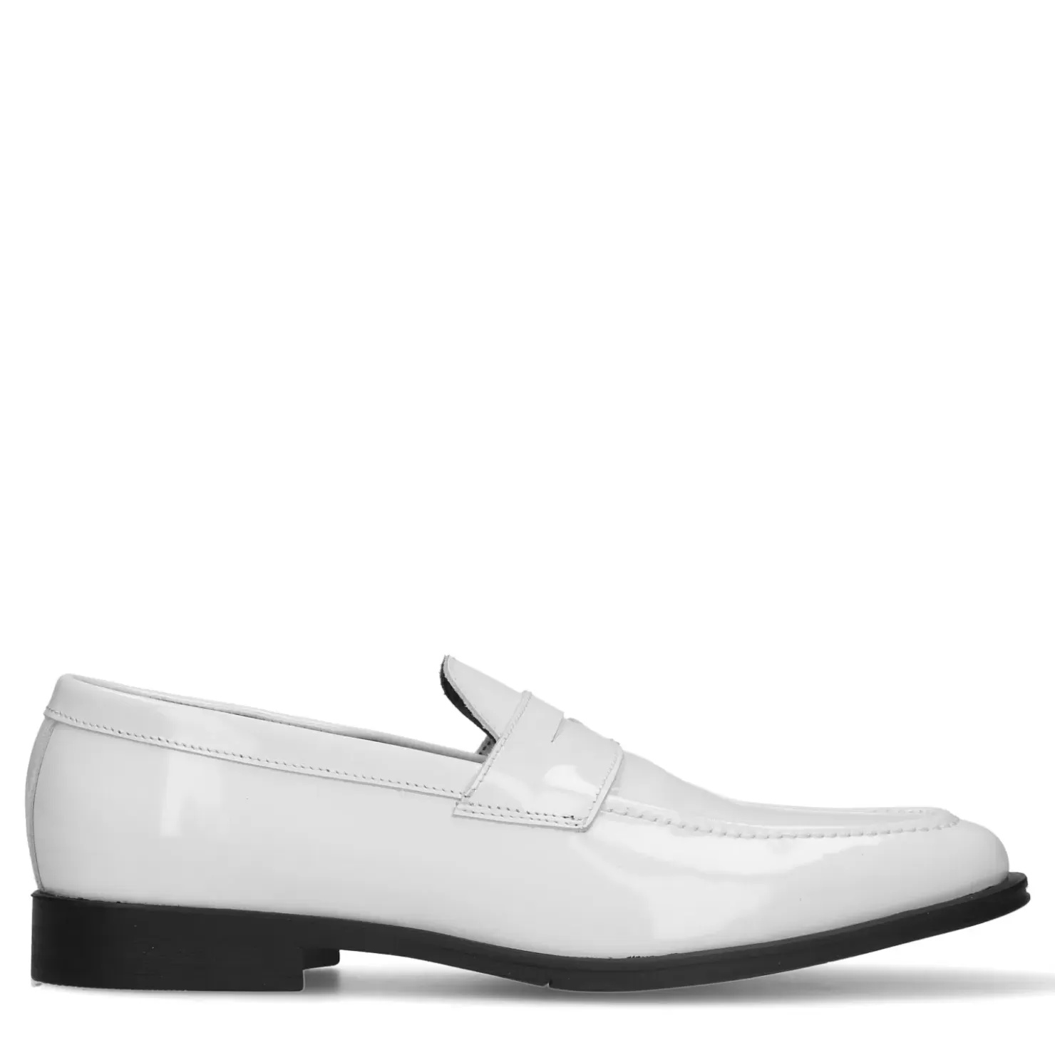 Best Leather Penny Loafers - White Men Moccasins