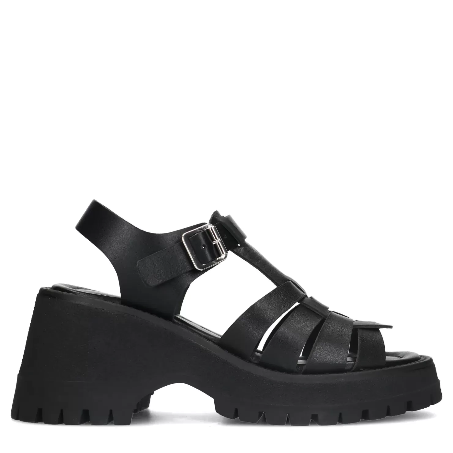 Discount Leather Sandals - Black Women Sandals