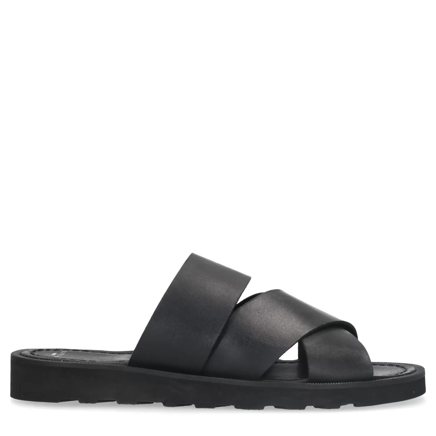 Best Leather Slides - Black Men Flip Flops