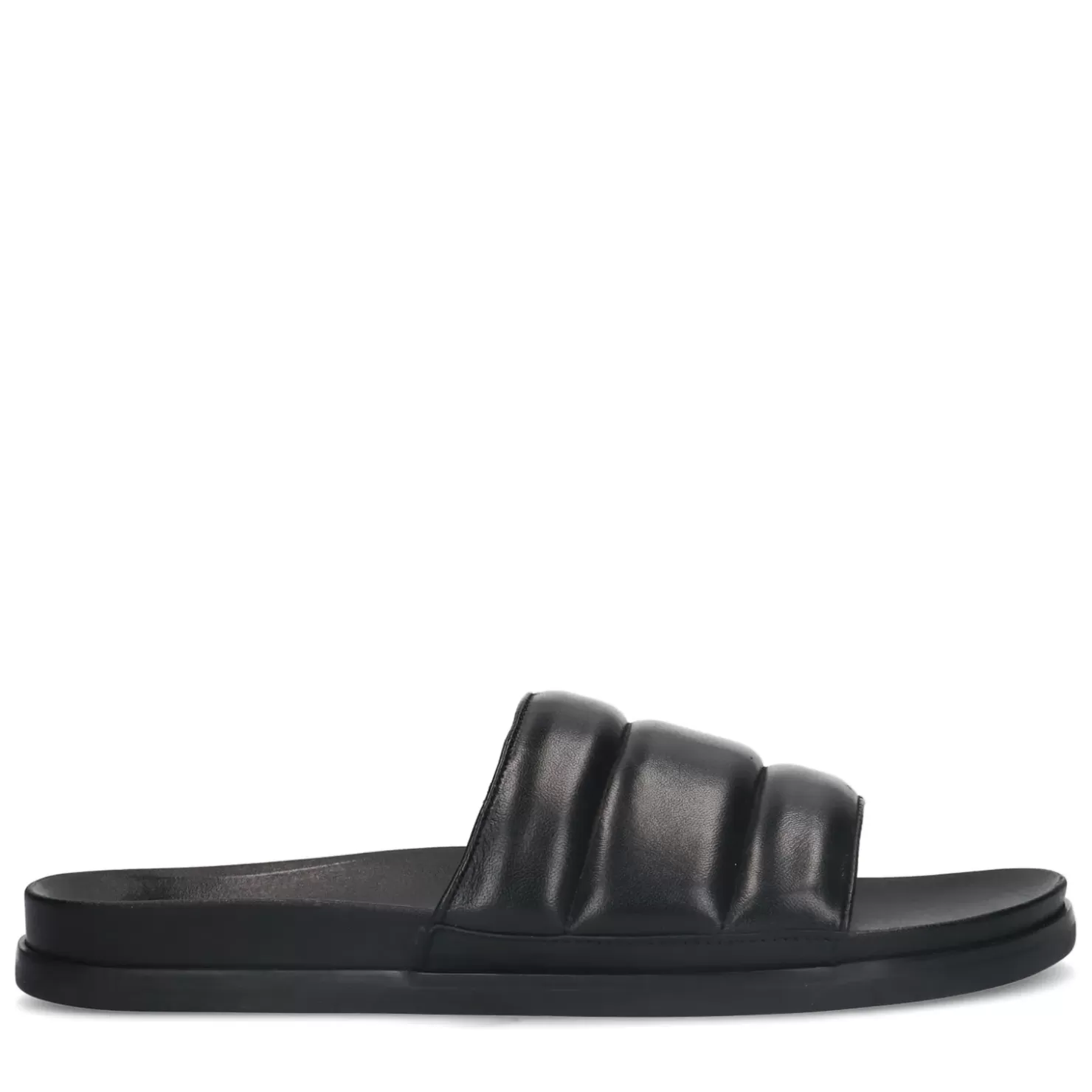 Flash Sale Leather Slides - Black Men Flip Flops