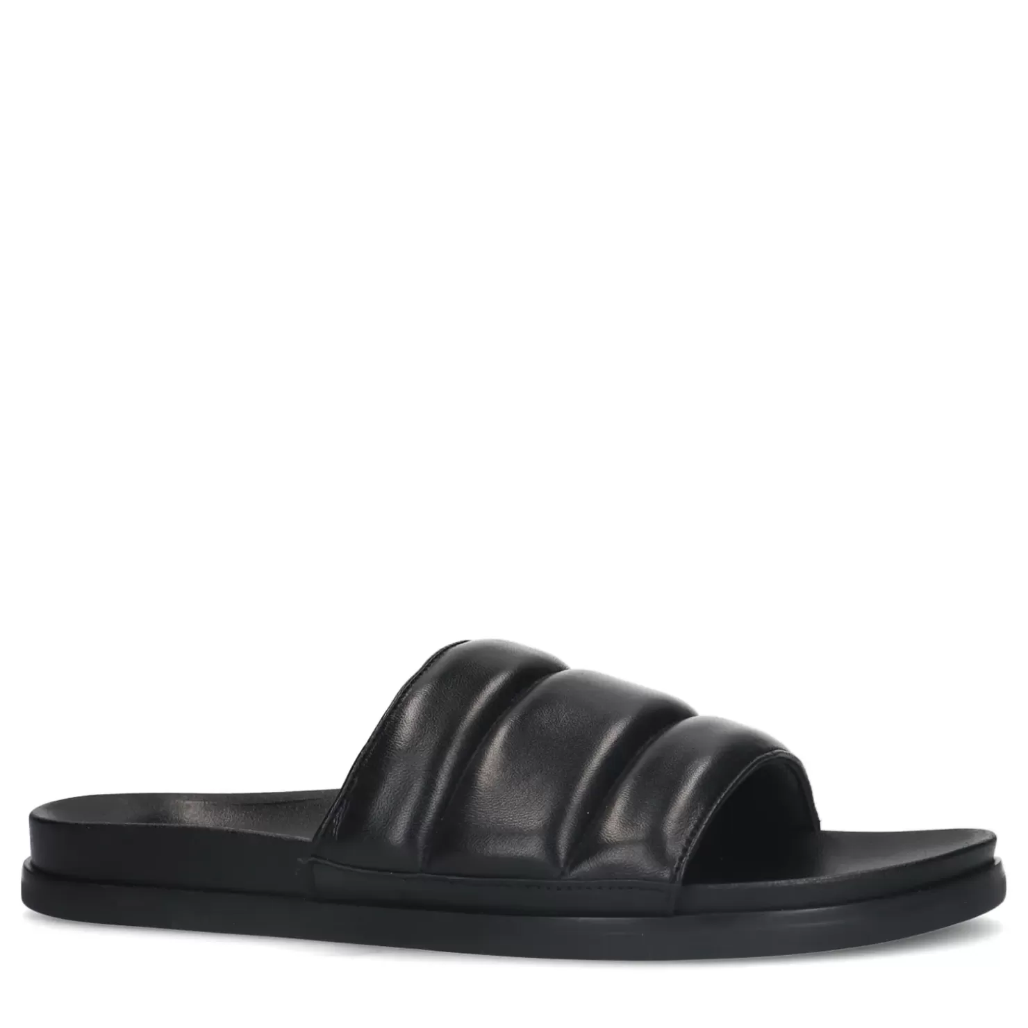 Flash Sale Leather Slides - Black Men Flip Flops