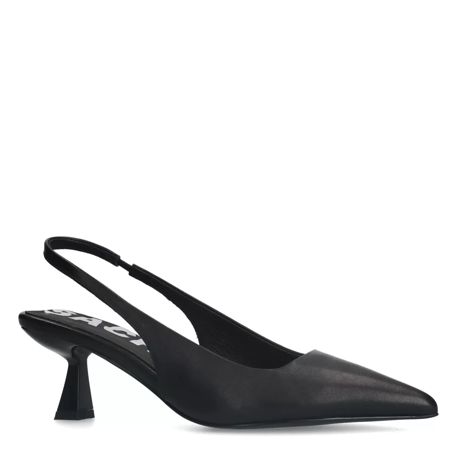 New Leather Slingback Pumps - Black Women Pumps