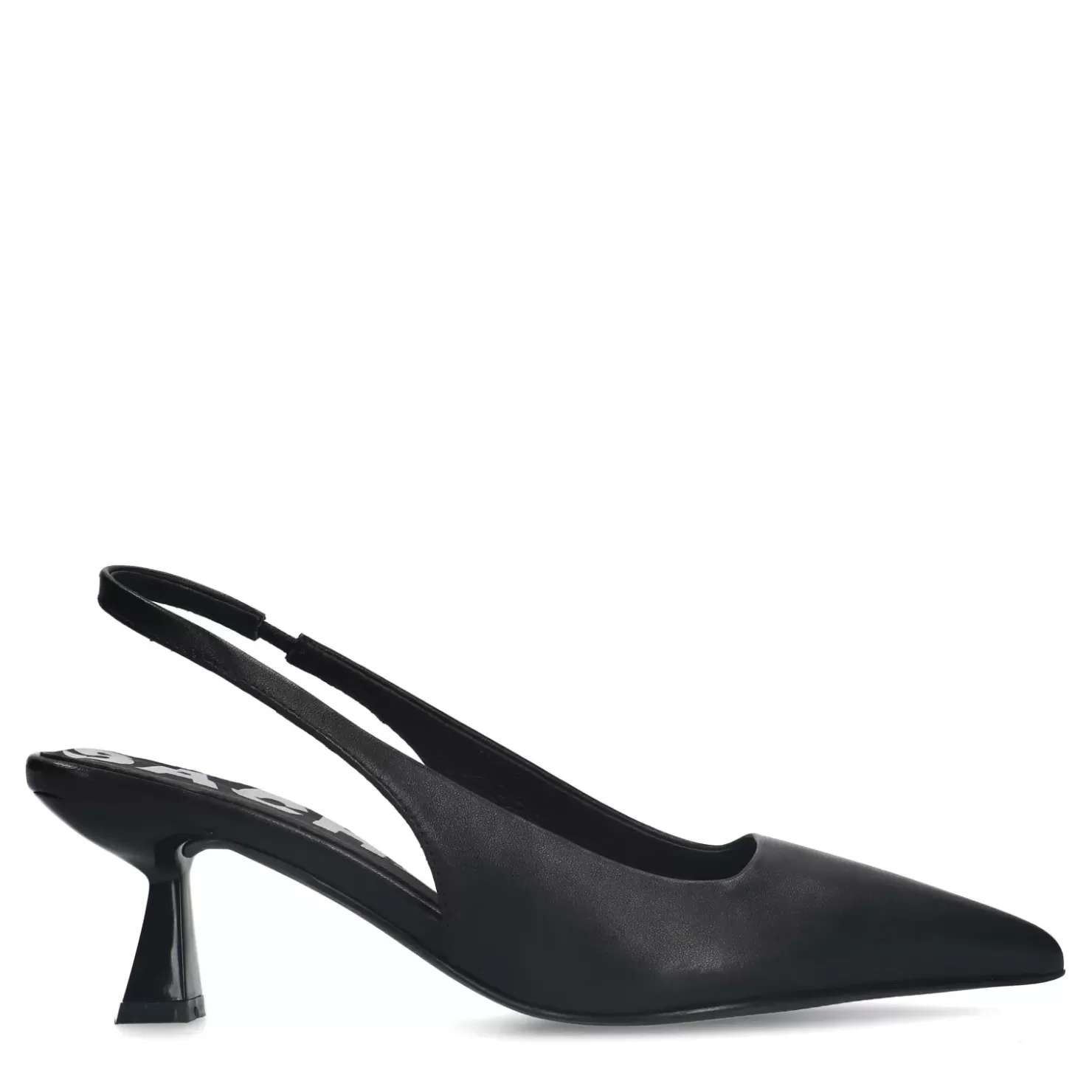 New Leather Slingback Pumps - Black Women Pumps