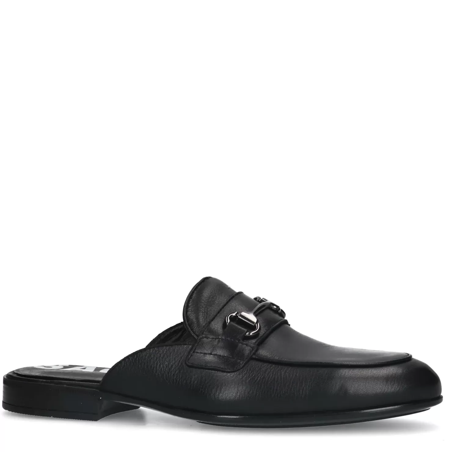 Discount Leather Slip-On Loafers - Black Men Moccasins