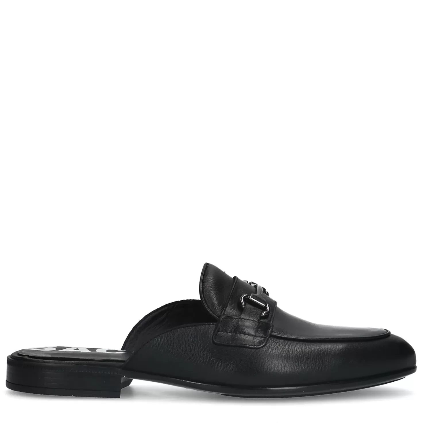 Discount Leather Slip-On Loafers - Black Men Moccasins