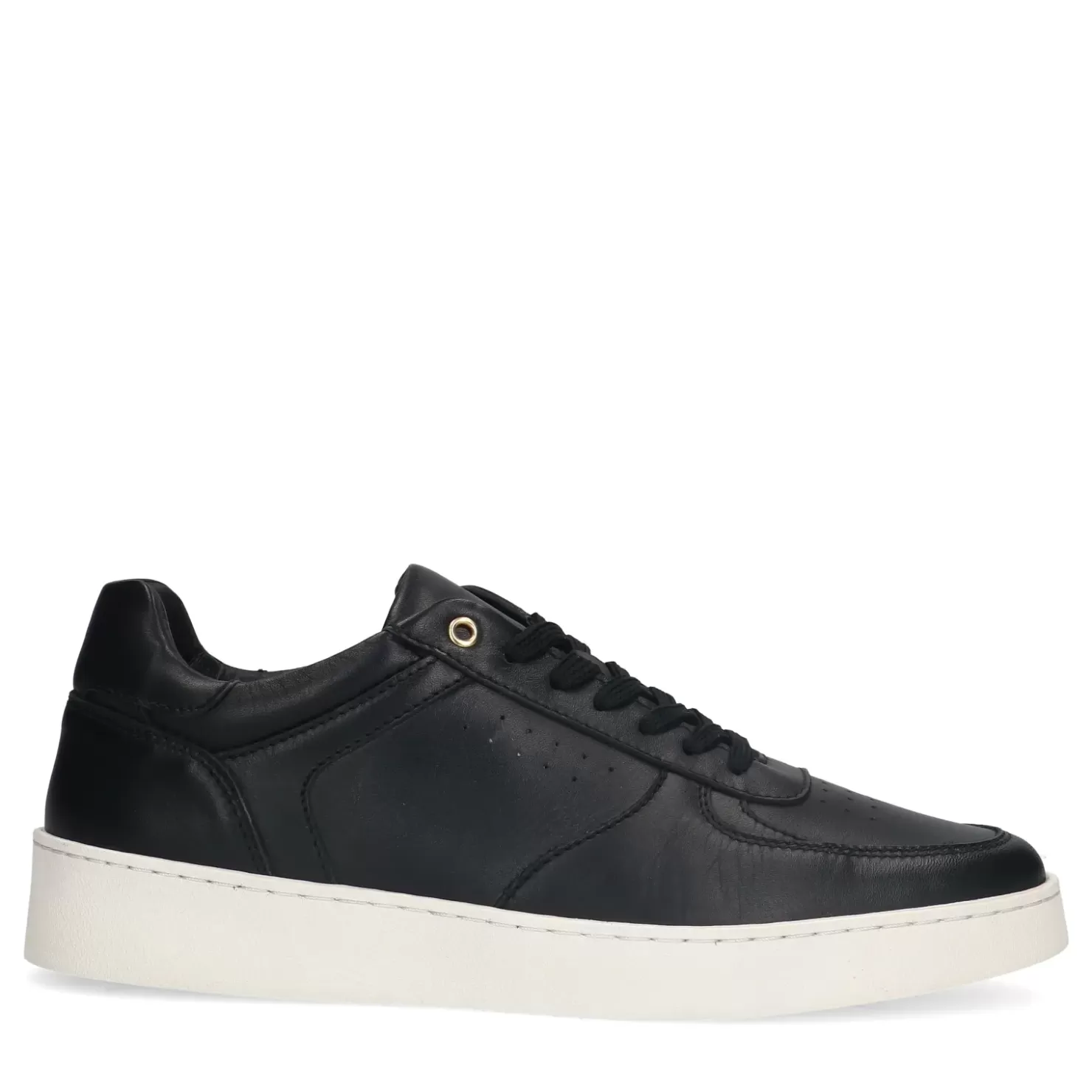 New Leather Sneakers - Black Men Sneakers