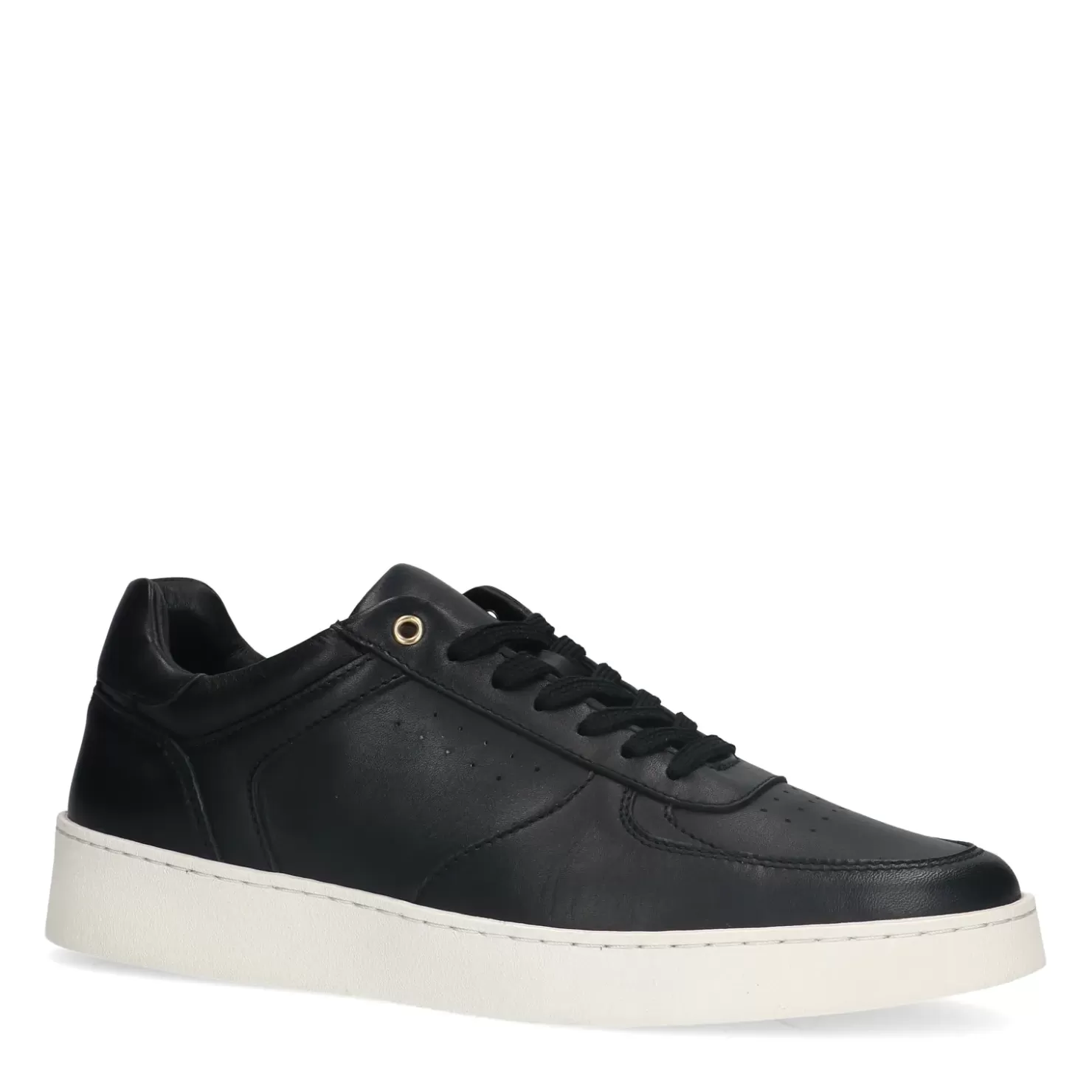 New Leather Sneakers - Black Men Sneakers