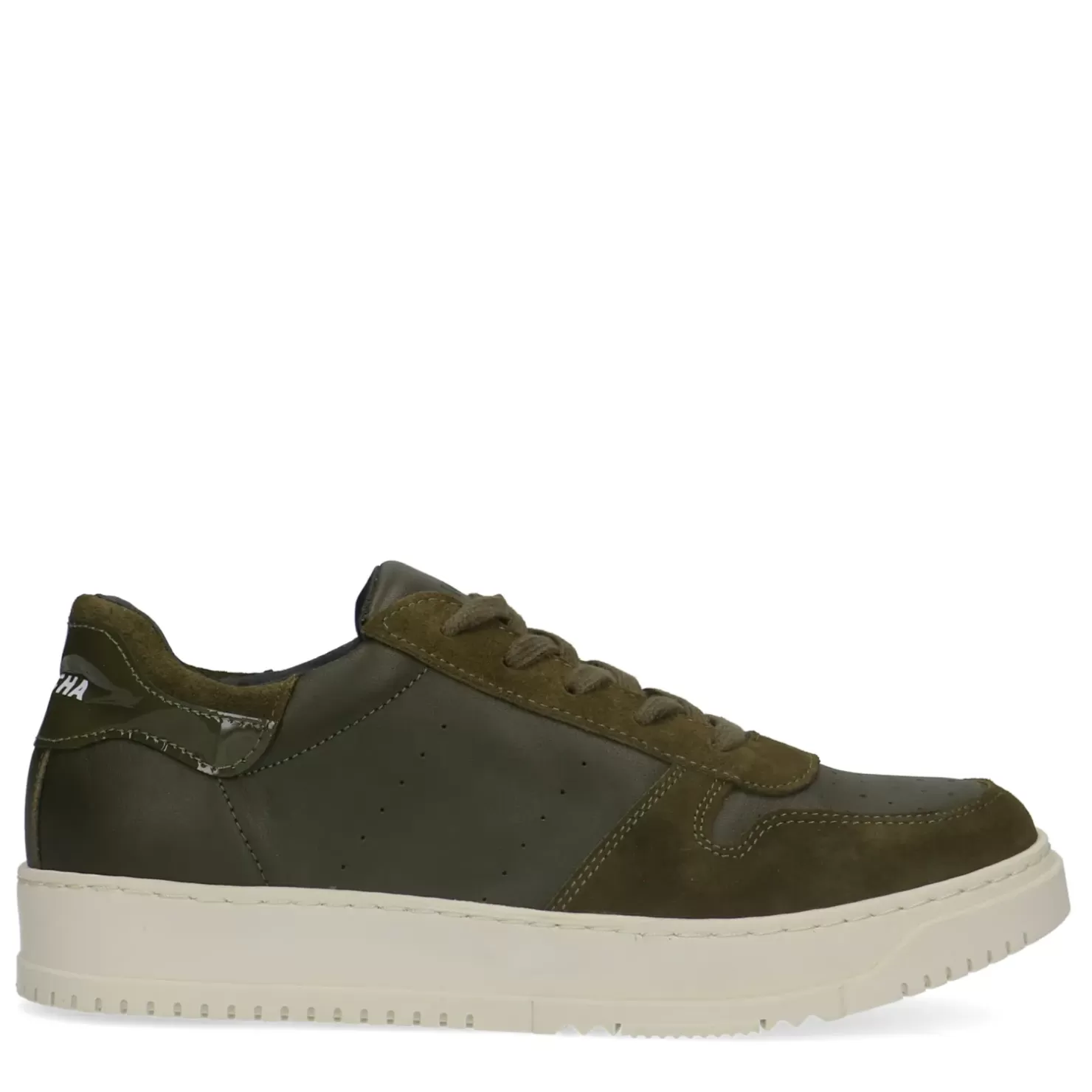 Flash Sale Leather Sneakers - Dark Green Women Sneakers