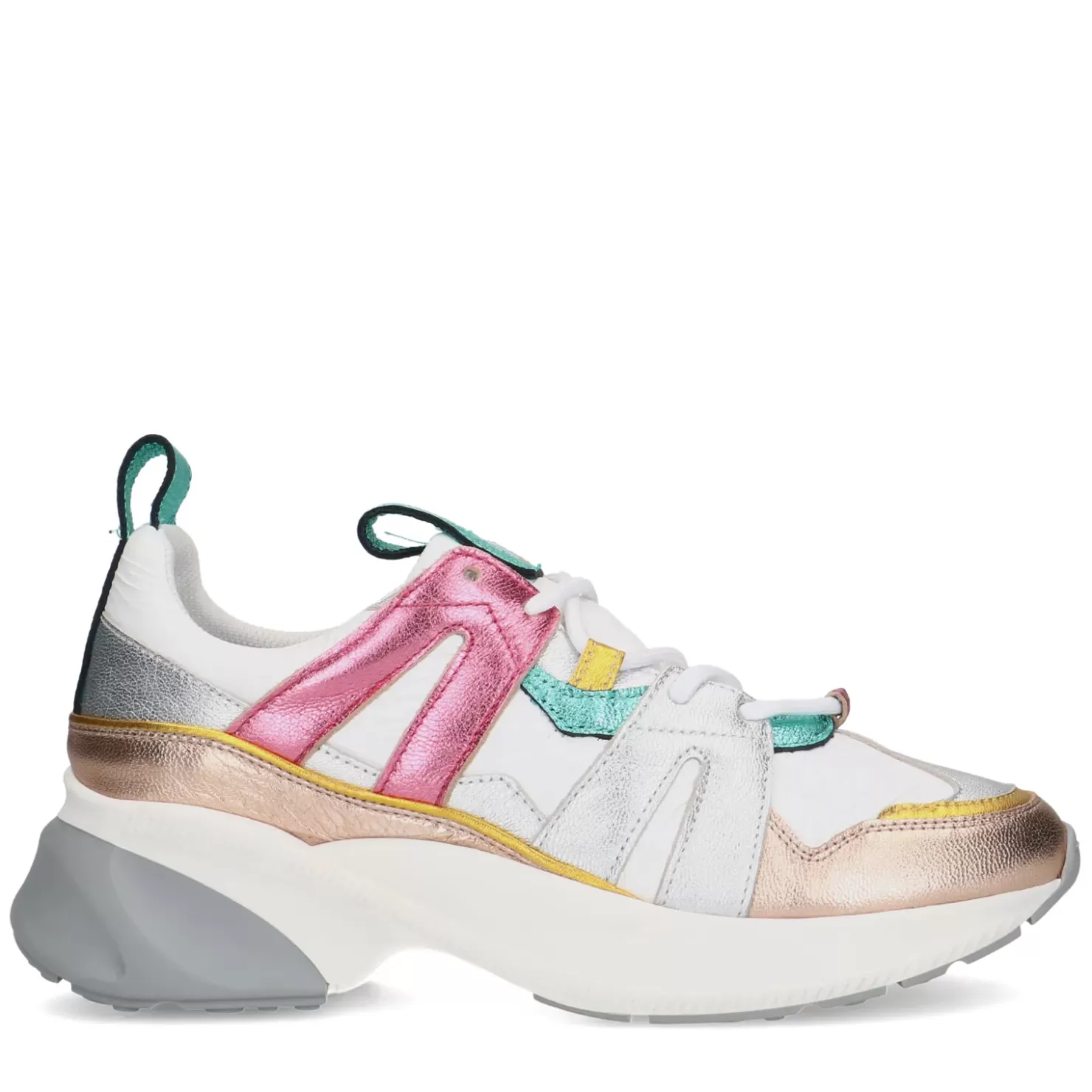 Shop Leather Sneakers - Multicolor Women Sneakers