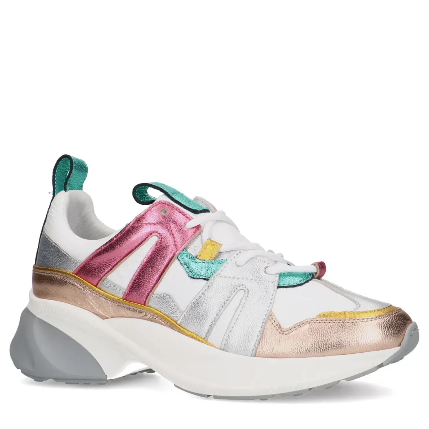 Shop Leather Sneakers - Multicolor Women Sneakers