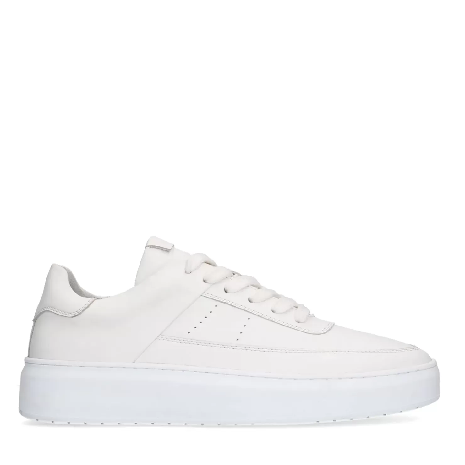 Cheap Leather Sneakers - White Men Sneakers