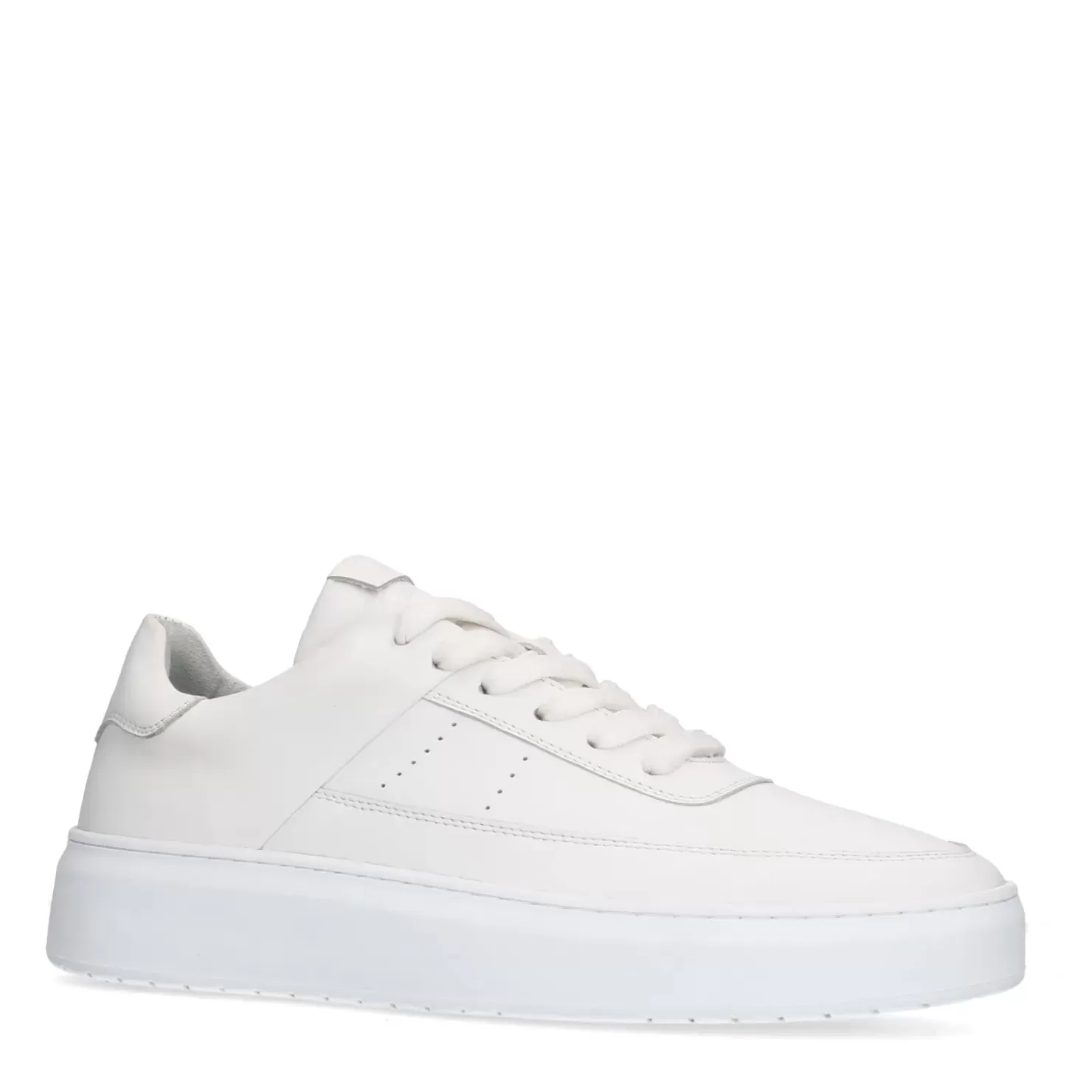 Cheap Leather Sneakers - White Men Sneakers