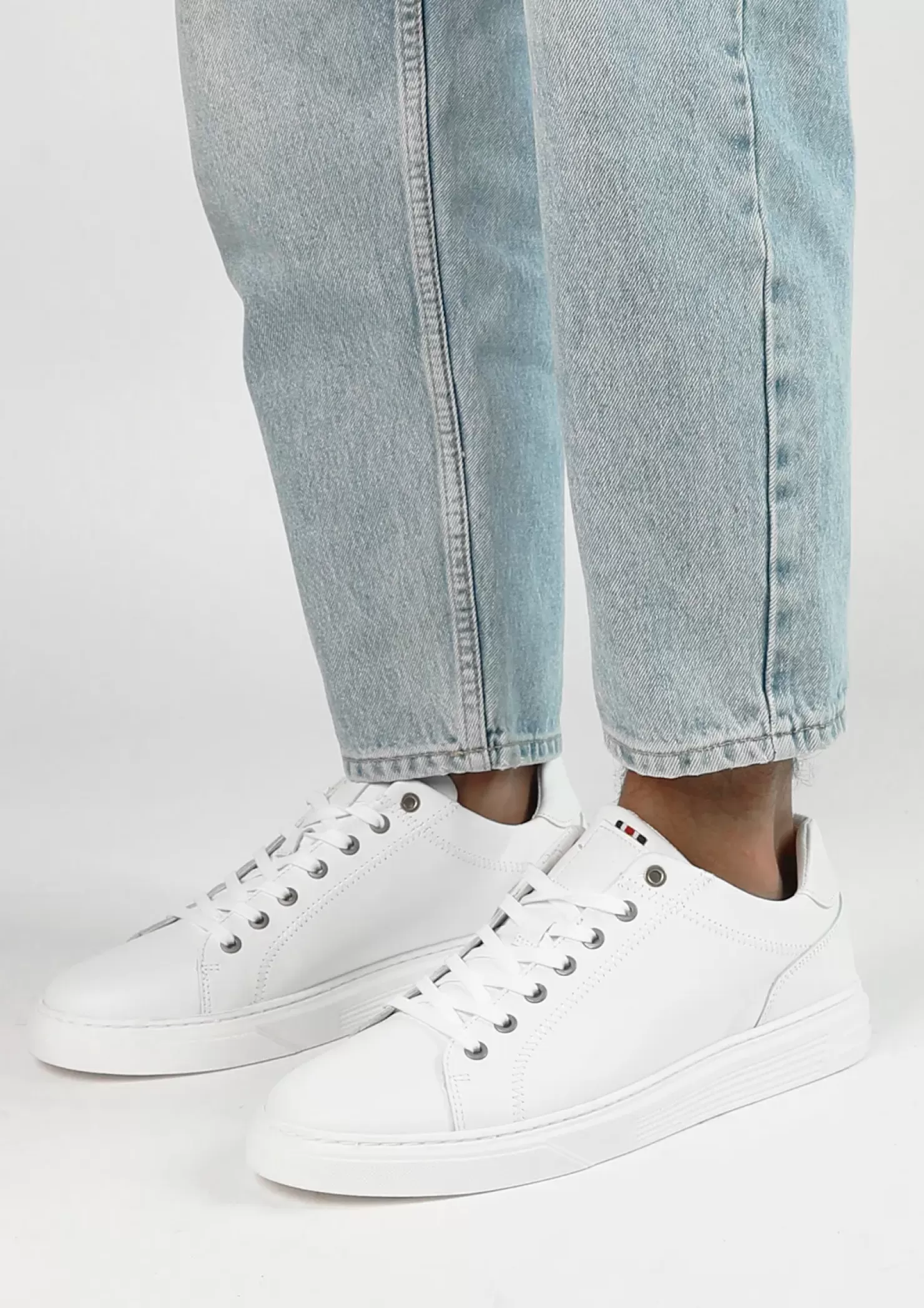 New Leather Sneakers - White Men Sneakers