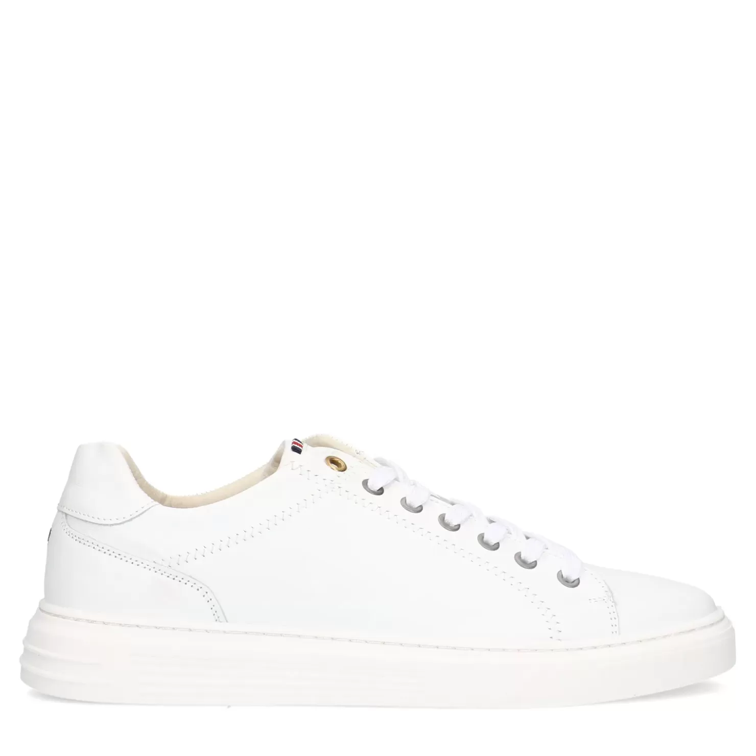 New Leather Sneakers - White Men Sneakers