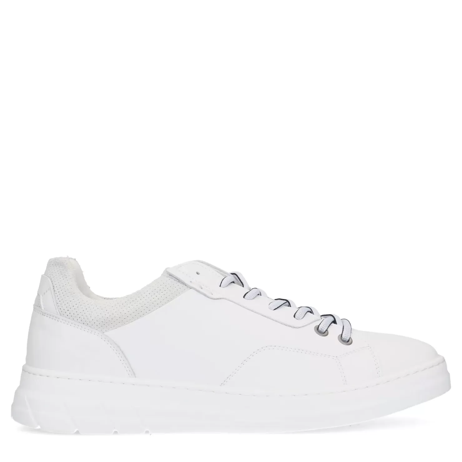 Flash Sale Leather Sneakers - White Men Sneakers