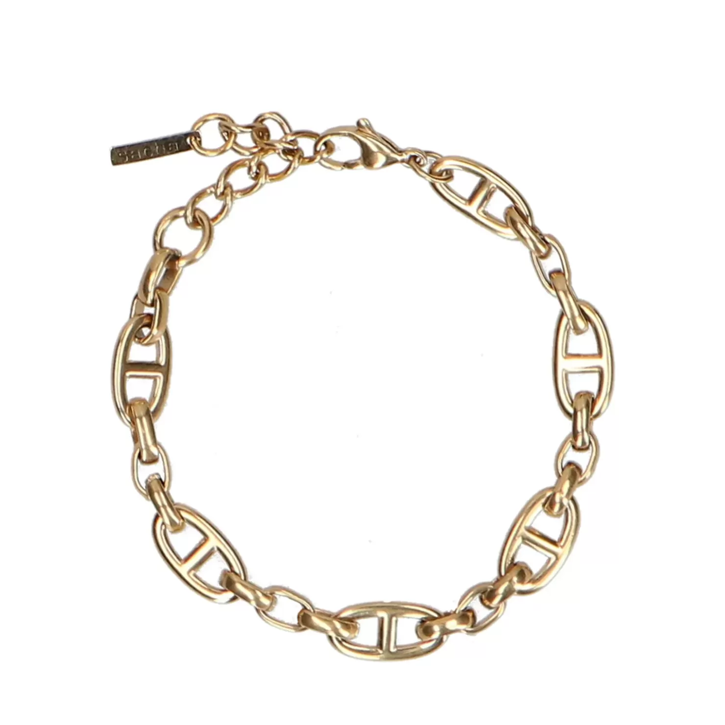 Online Link Bracelet - Gold Women Jewelry